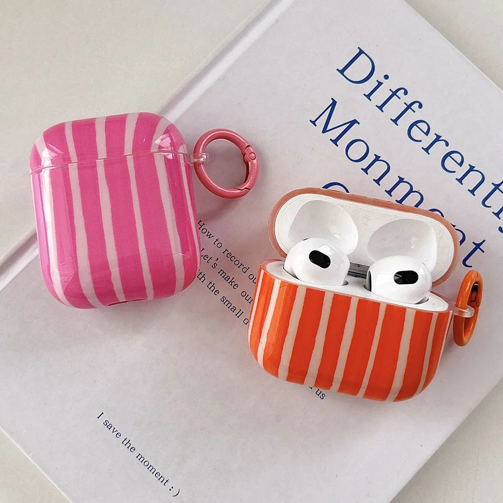 Color Stripe AirPods Protective Case