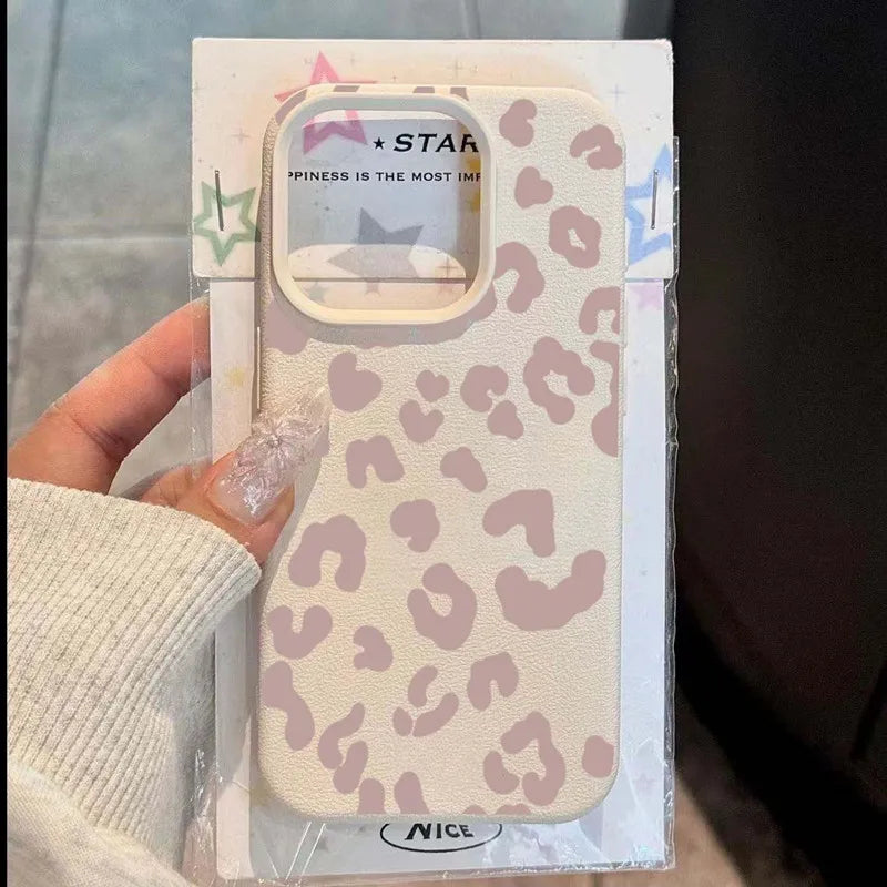 Leopard Print Lichee Patterns iPhone Case