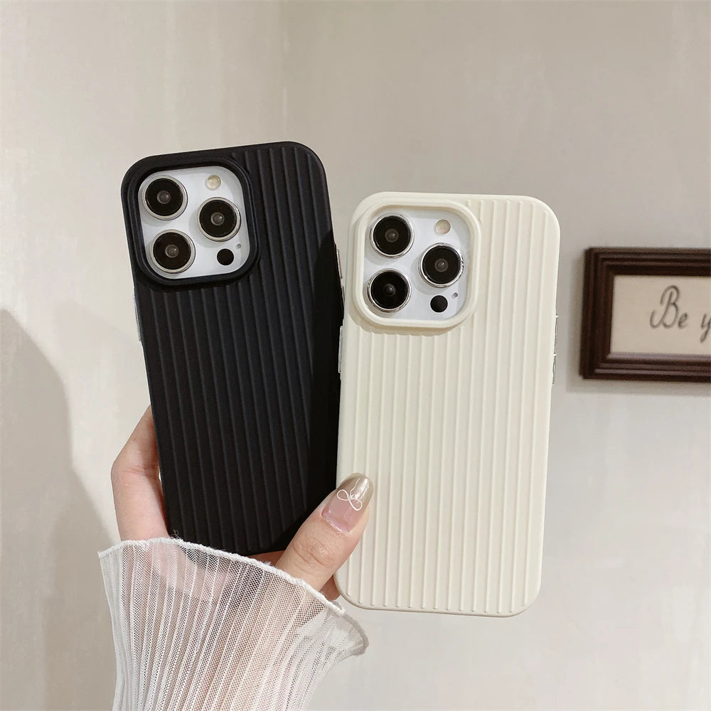 Color Tile Ribbed iPhone Case