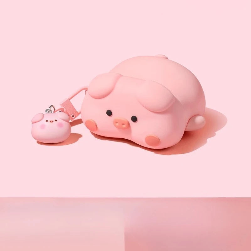 Cute 3D Pig AirPods Protective Case