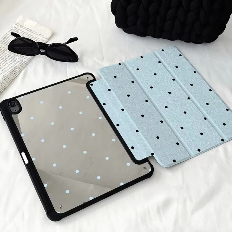 Polka Dot iPad Trifold Case