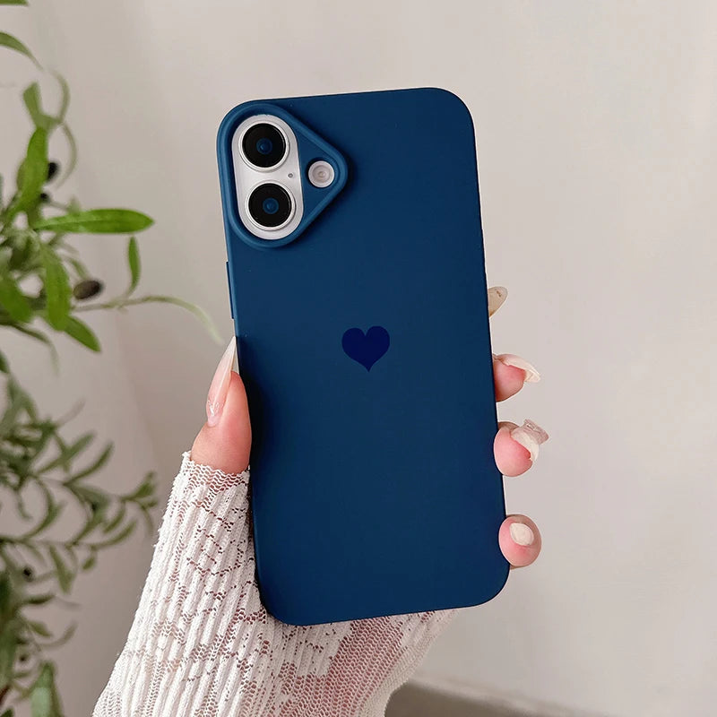 Love Candy Color Silicone Soft iPhone Case