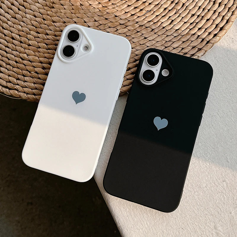 Love Candy Color Silicone Soft iPhone Case