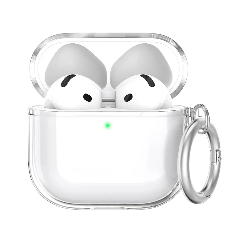 Glitter Bow AirPods Clear Case