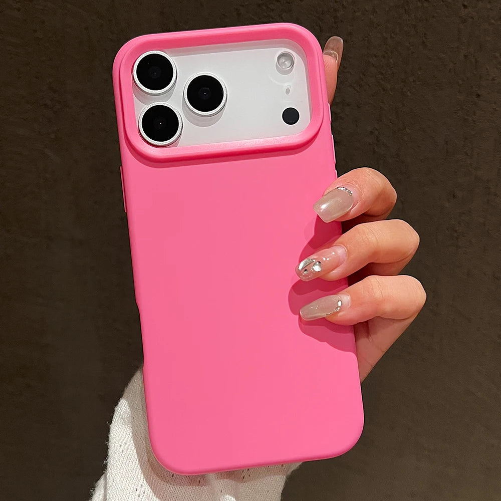Candy Color Silicone Protective iPhone Case