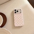 Full Screen Polka Dots Pattern Magnetic iPhone Case