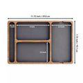 Wooden Desktop Storage Organizer Box