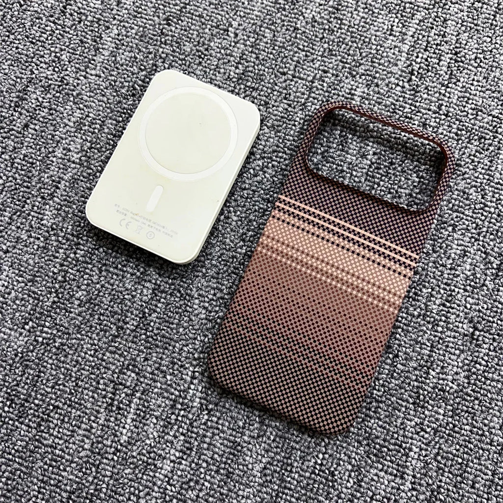 Carbon Fibre Pattern Frameless iPhone Case