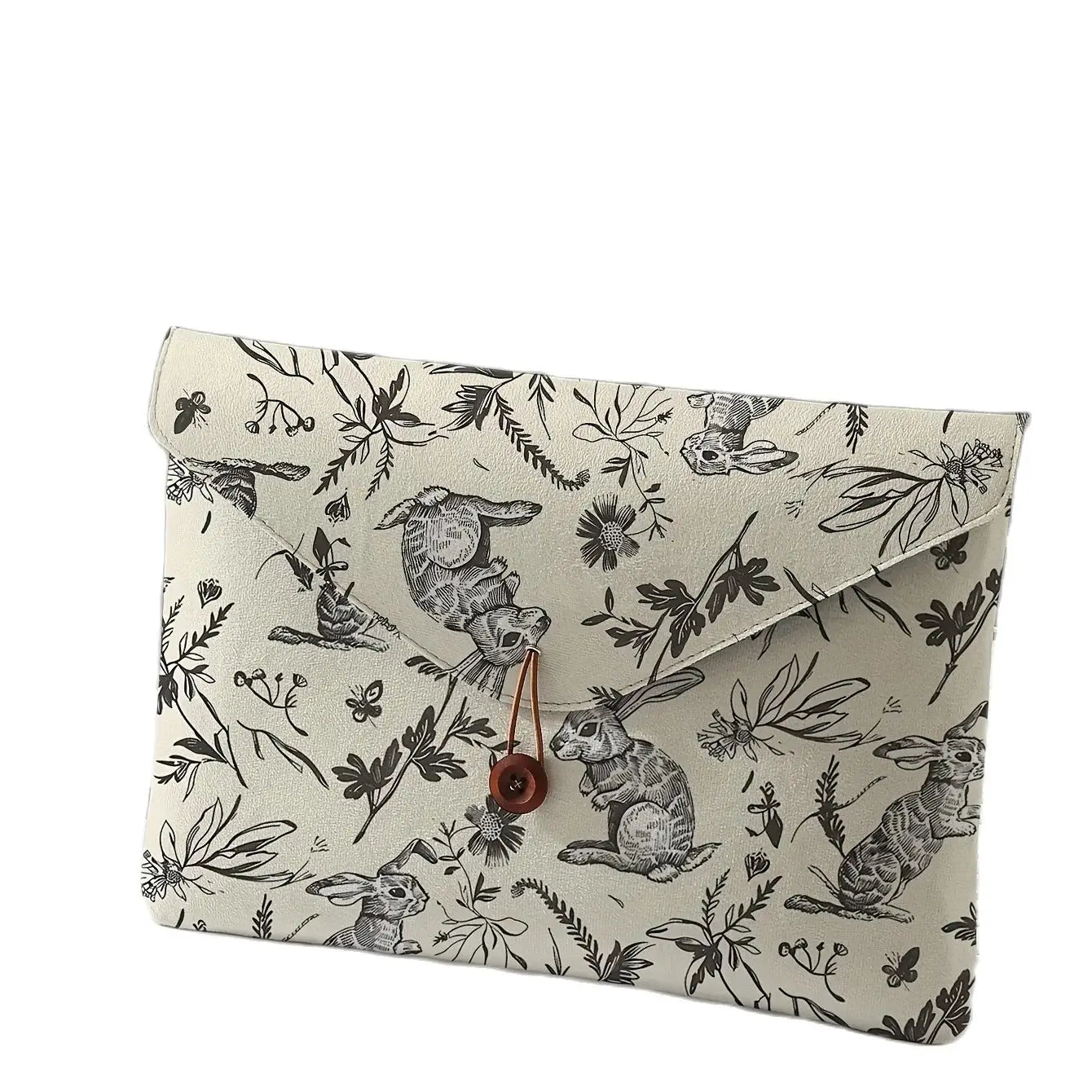 Rabbit Print Laptop Sleeve Bag Soft Cover