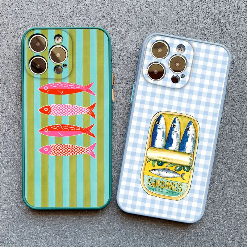 Sardines Color Fish Funny iPhone Case