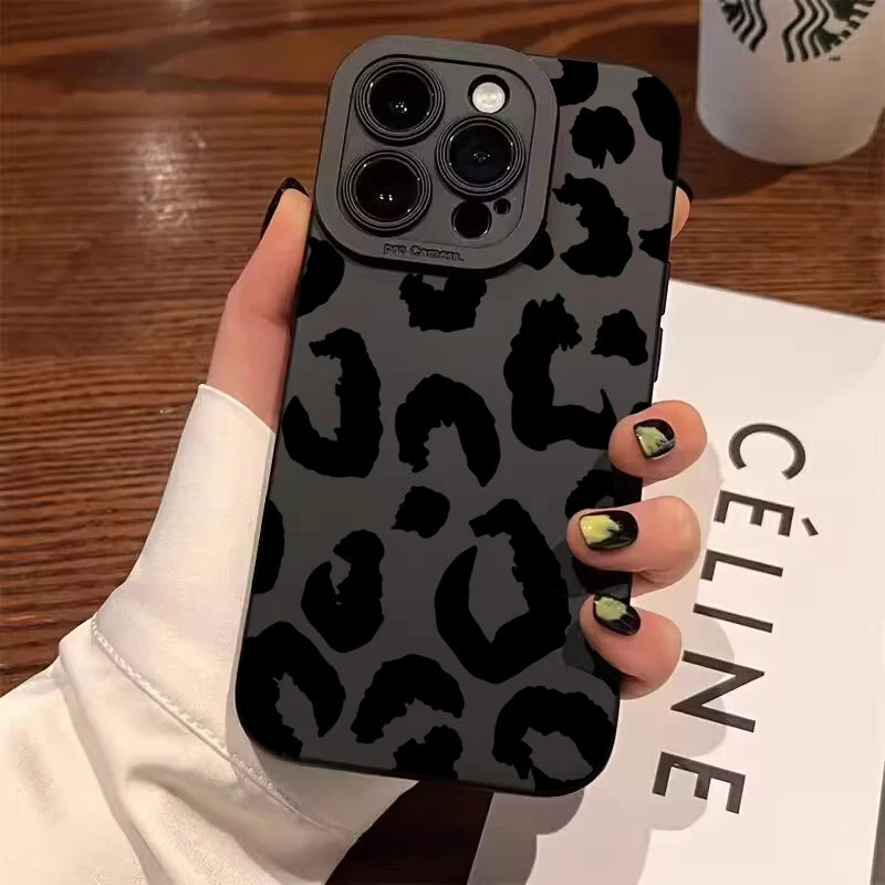 Leopard Design Camera Protective iPhone Case