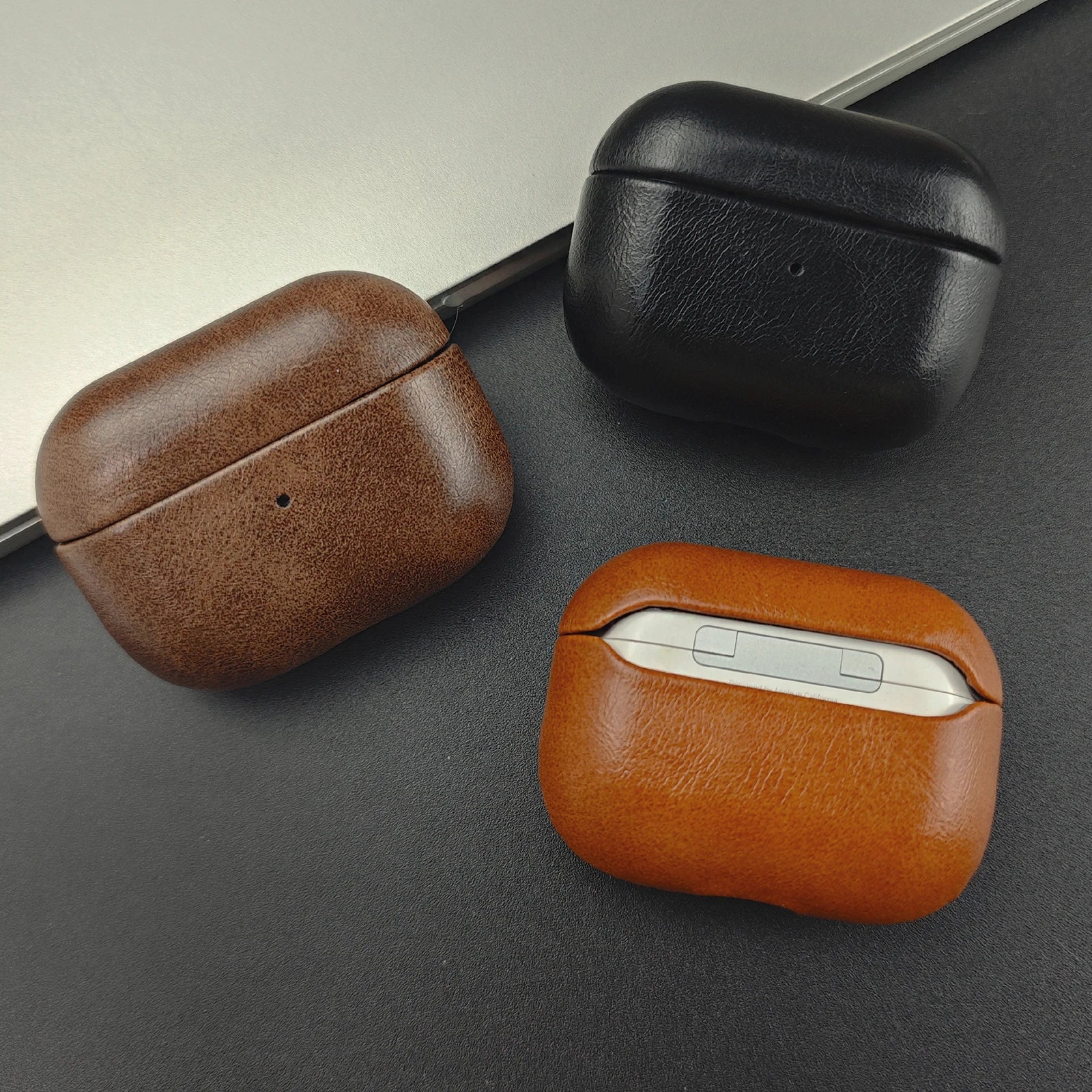 Leather AirPods Protective Case Full Cover