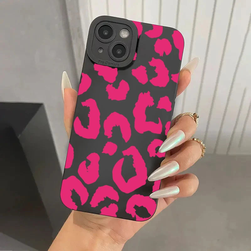 Leopard Design Camera Protective iPhone Case