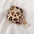 Pearl AirPods Case with Leopard Pendant