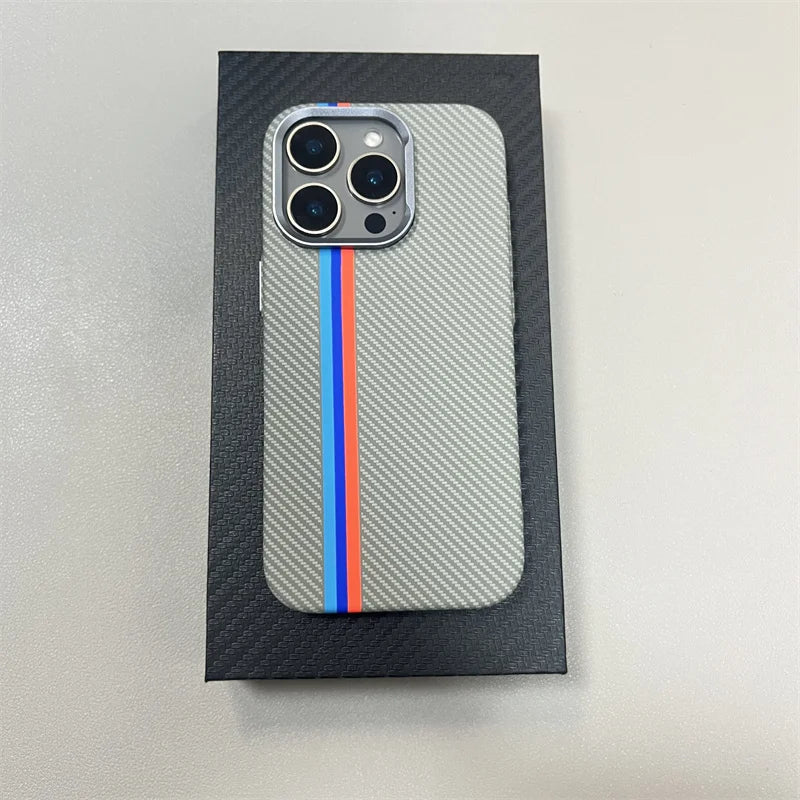 Carbon Fiber Texture 3D Relief iPhone Case