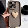 Cute 3D Love Heart Silicone iPhone Case