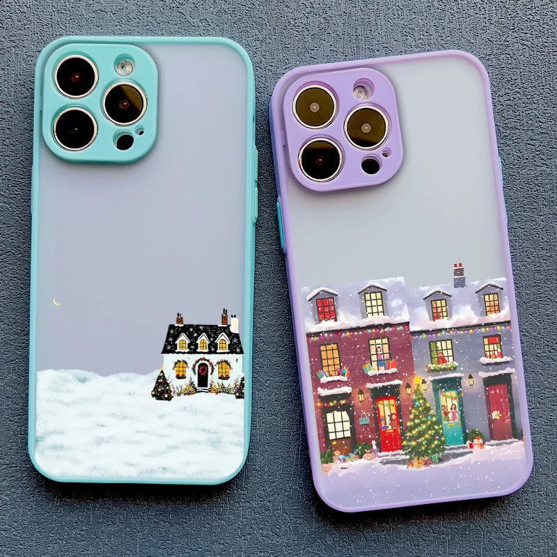 Building Snow Scenery iPhone Case