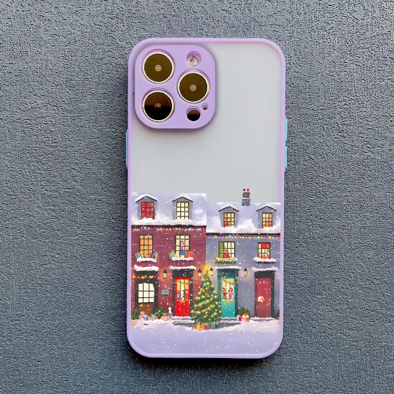 Building Snow Scenery iPhone Case