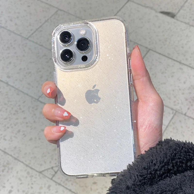 Glitter Bumper Bling Clear iPhone Case