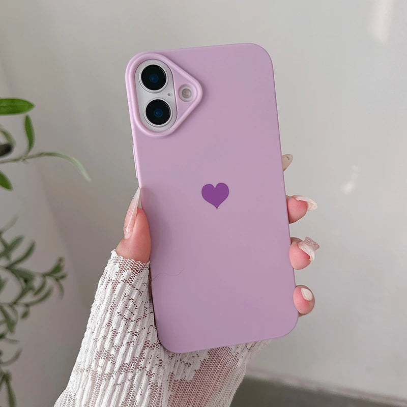 Love Candy Color Silicone Soft iPhone Case