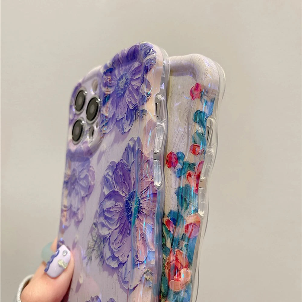 Retro Oil Painting iPhone Case