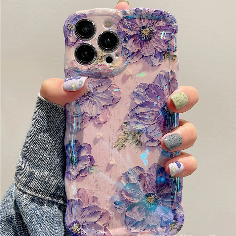 Retro Oil Painting iPhone Case