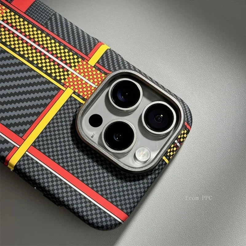 Magnetic Charging Shell Camera Armor iPhone Case