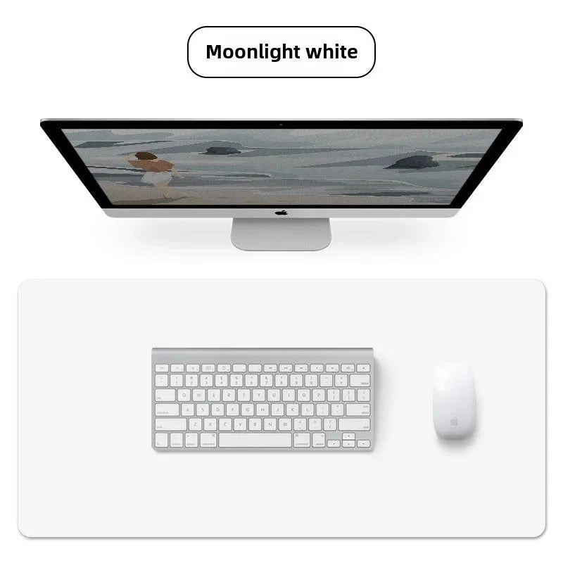 PU Leather Desk Mat 600x300mm Waterproof Mouse Pad