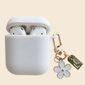 Pink Flower AirPods Silicone Case