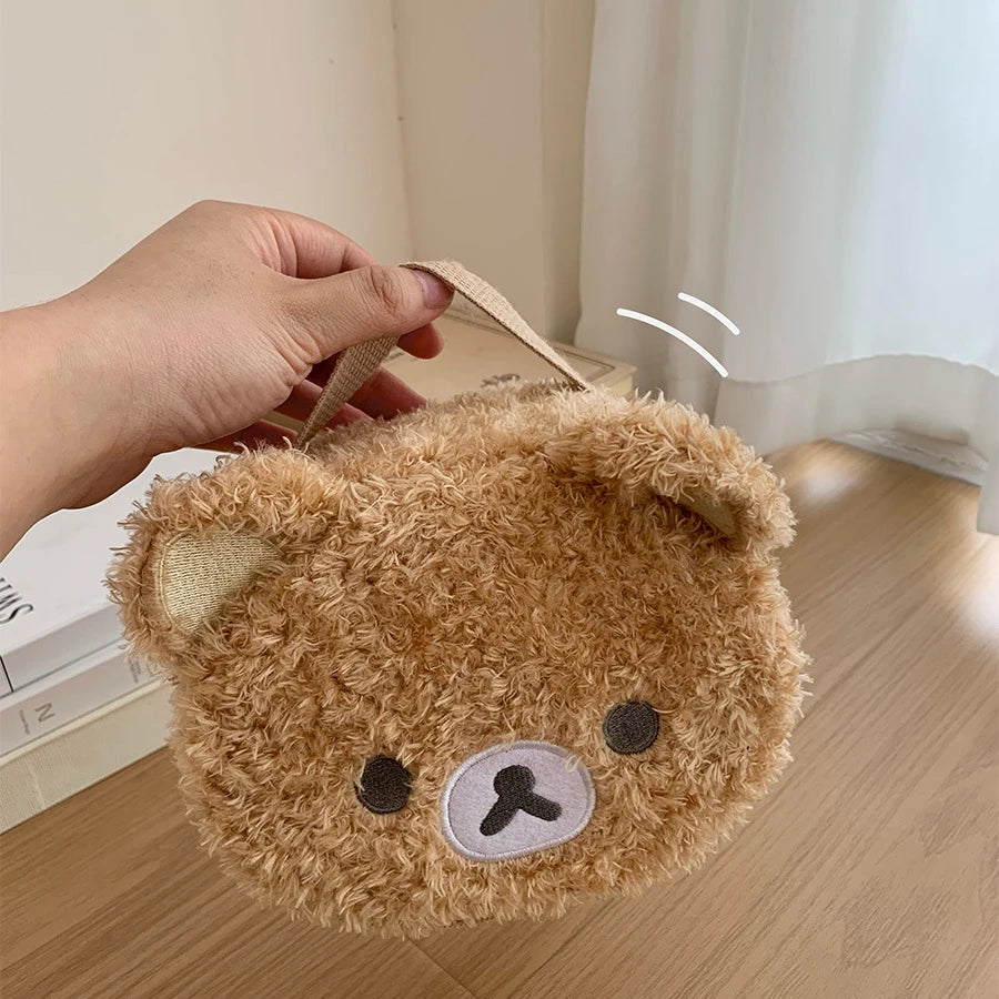 Cute Bear Plush Makeup Storage Bag