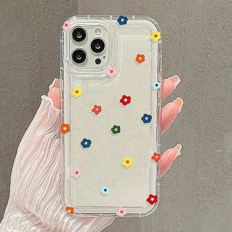 Flower Stars Soft iPhone Case
