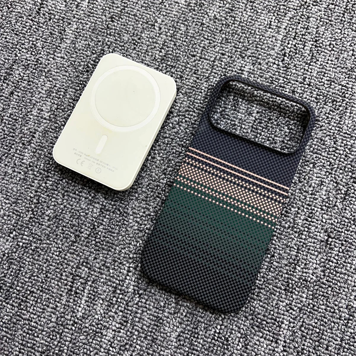 Carbon Fibre Pattern Frameless iPhone Case