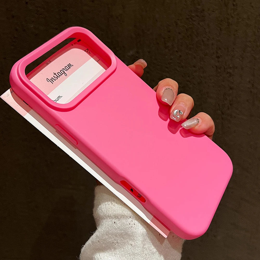 Candy Color Silicone Protective iPhone Case