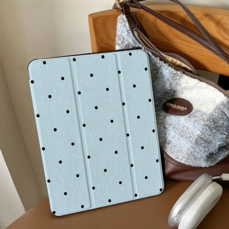 Polka Dot iPad Trifold Case