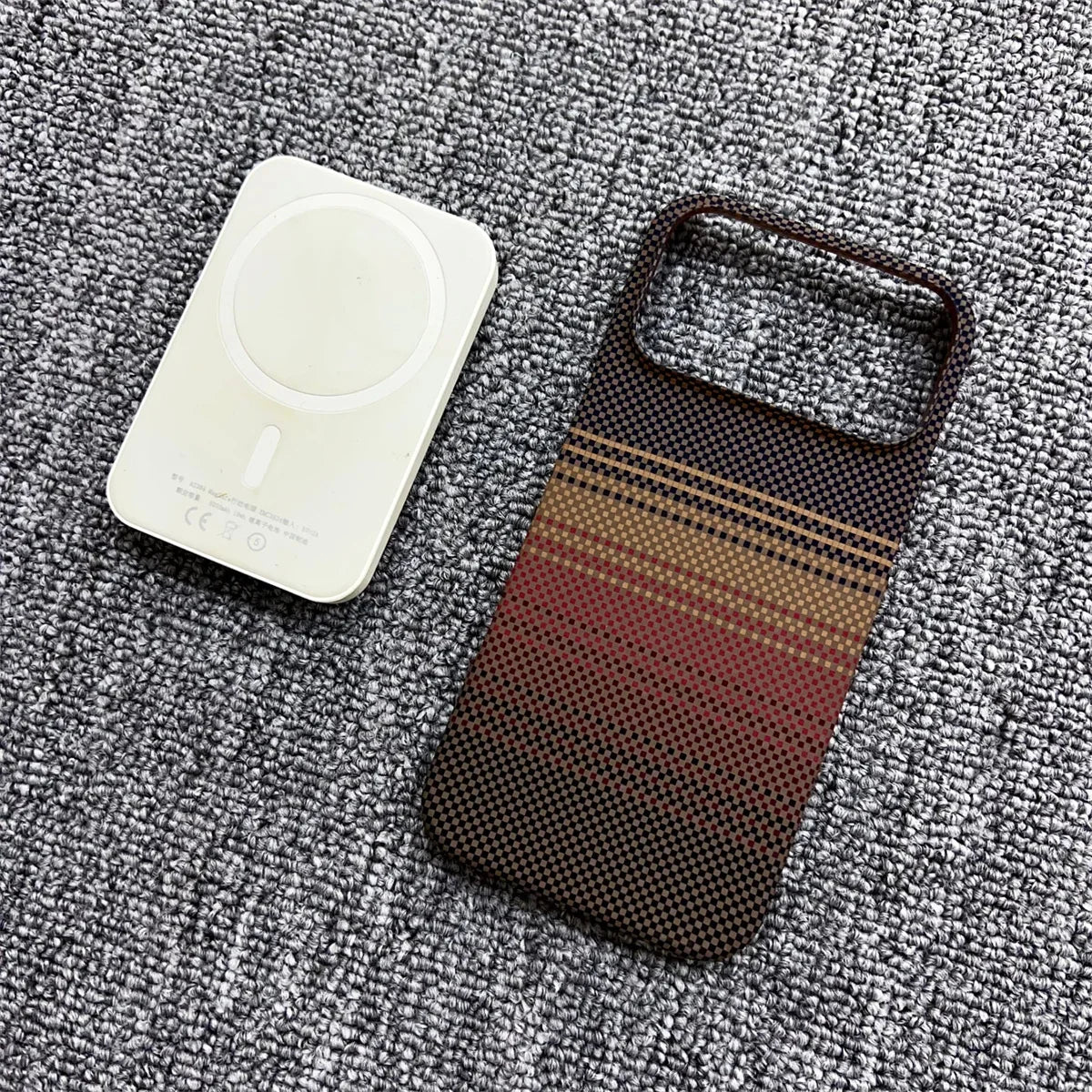 Carbon Fibre Pattern Frameless iPhone Case