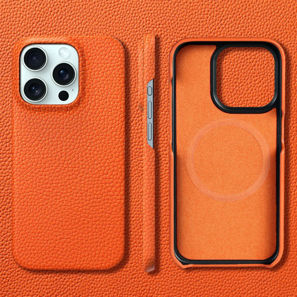 Leather Magnetic Protector iPhone Case