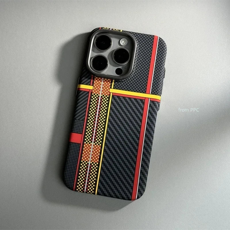 Magnetic Charging Shell Camera Armor iPhone Case