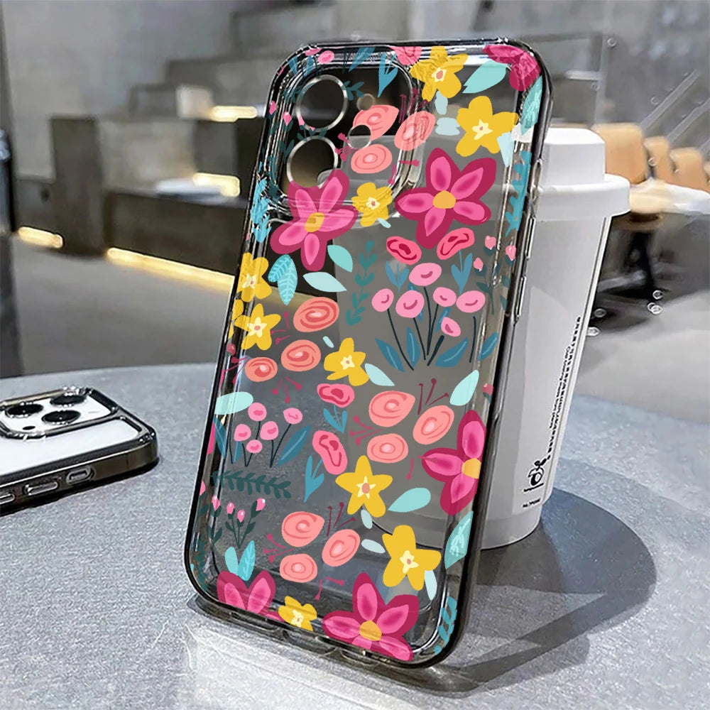 Flower Clear iPhone Case
