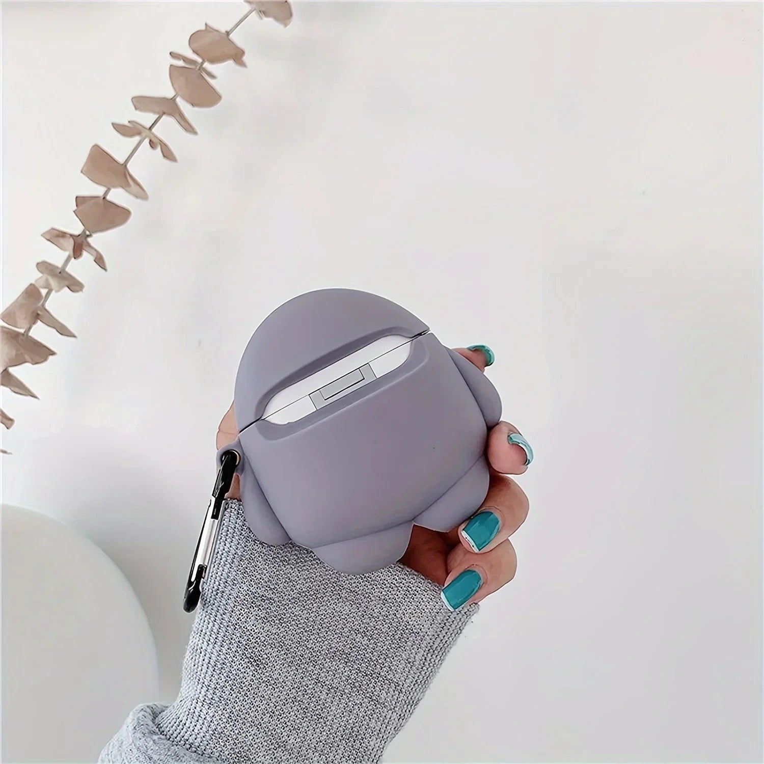 Cute Shark AirPods Silicone Case