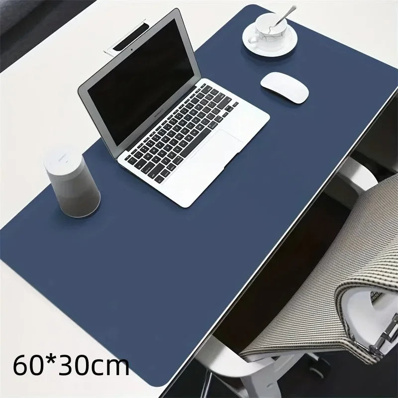PU Leather Desk Mat 600x300mm Waterproof Mouse Pad