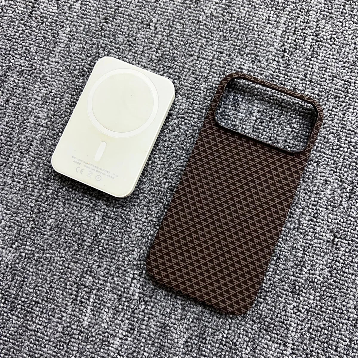 Carbon Fibre Pattern Frameless iPhone Case