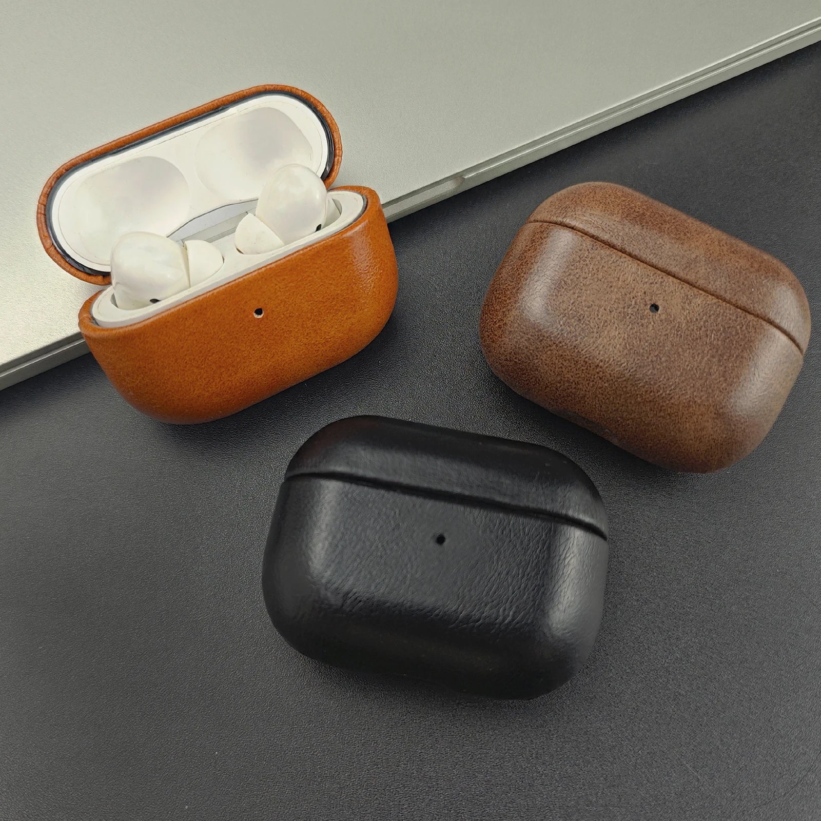 Leather AirPods Protective Case Full Cover