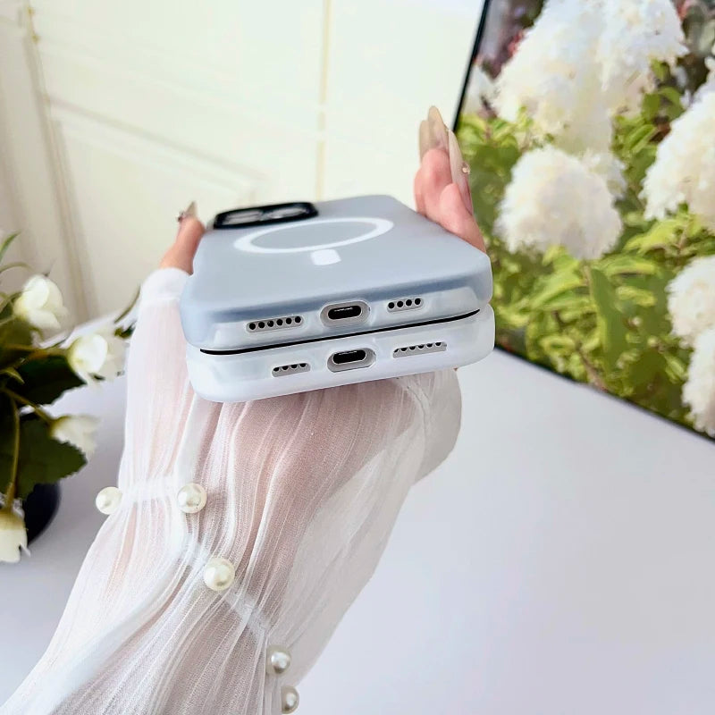 Magsafe Magnetic Wireless Charge Matte iPhone Case