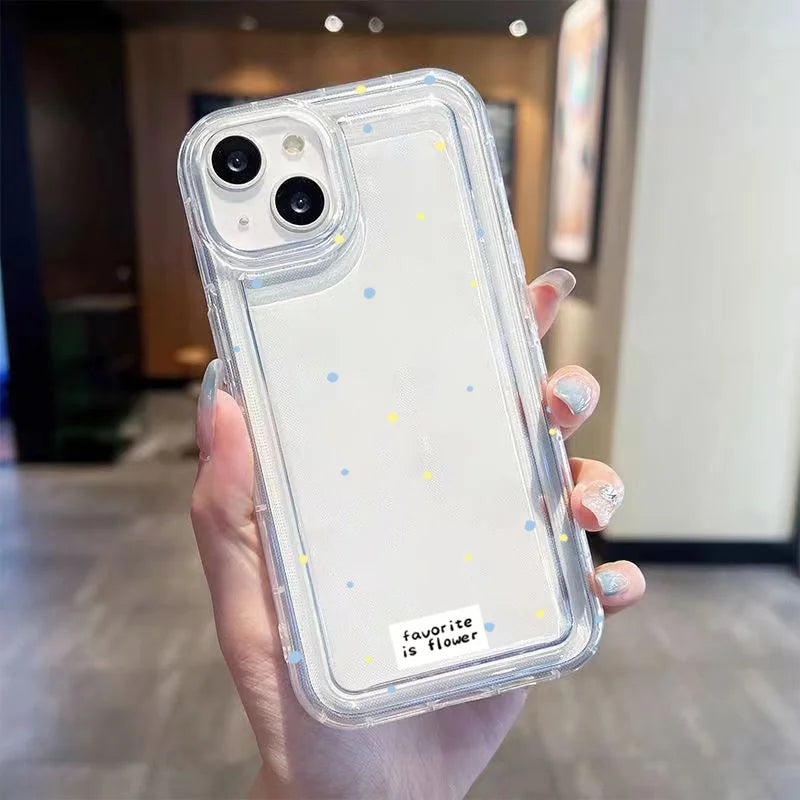 Flower Stars Soft iPhone Case