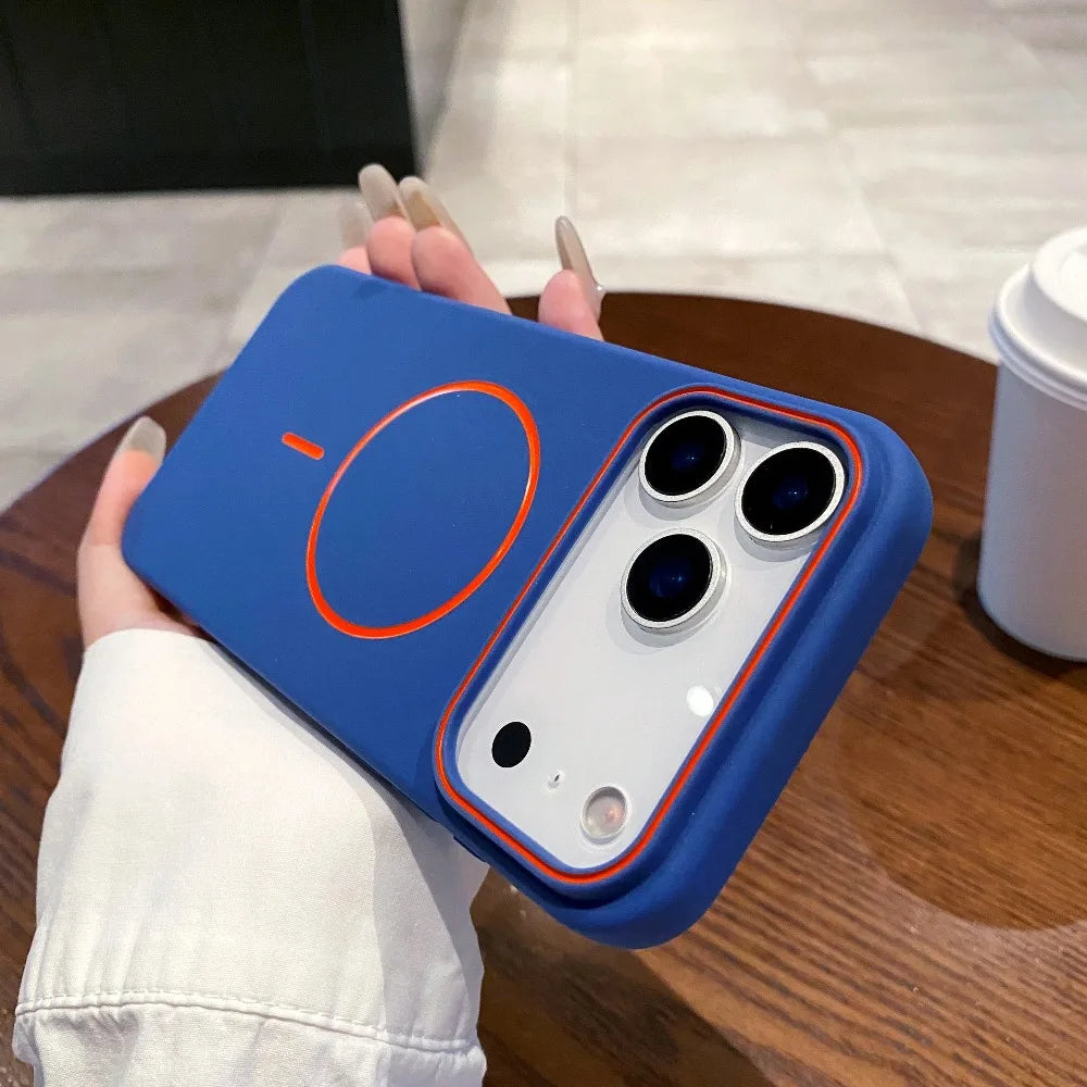 Magnetic Matte Soft iPhone Case