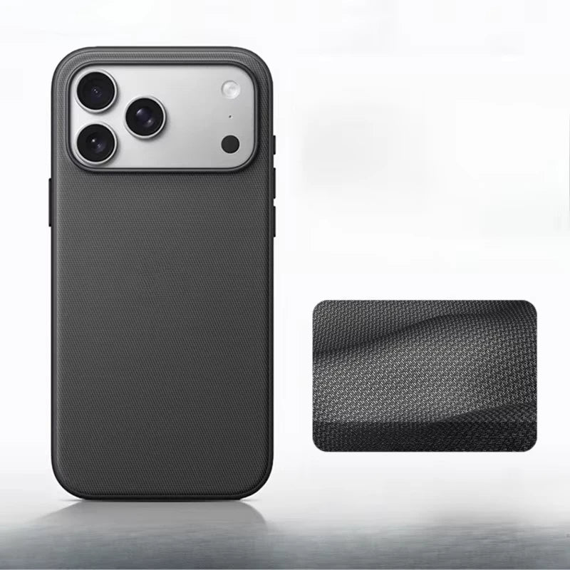 Leather Magnetic Adsorption iPhone Case