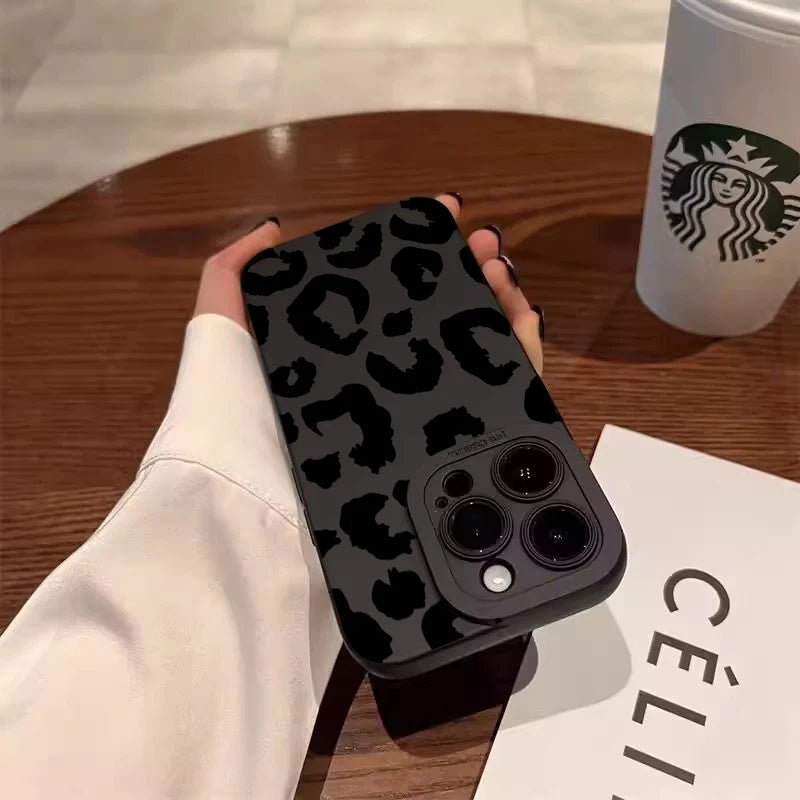 Leopard Design Camera Protective iPhone Case