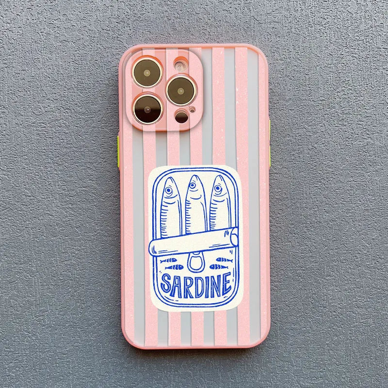 Sardines Color Fish Funny iPhone Case