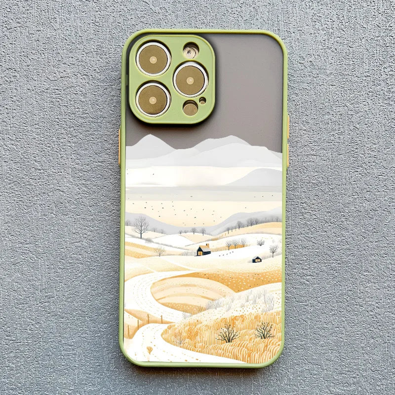 Building Snow Scenery iPhone Case