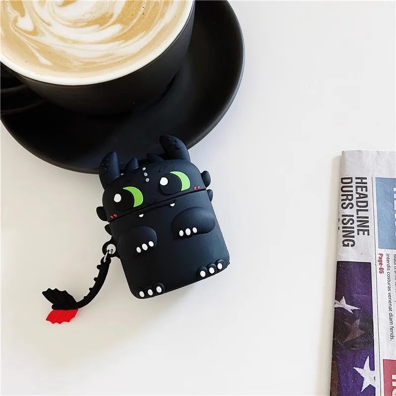 Cute Dragon AirPods Silicone Case